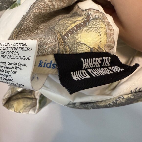 Where The Wild Things Are Pillowcase Pottery Barn Kids Maurice Sendak Cotton - Picture 7 of 9